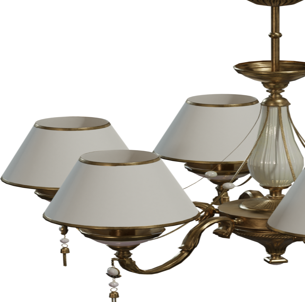 Chandelier 01 3D model