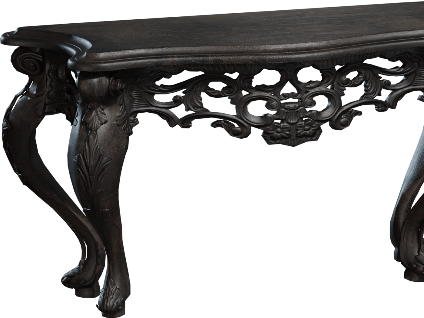 Classic Console 01 3D model