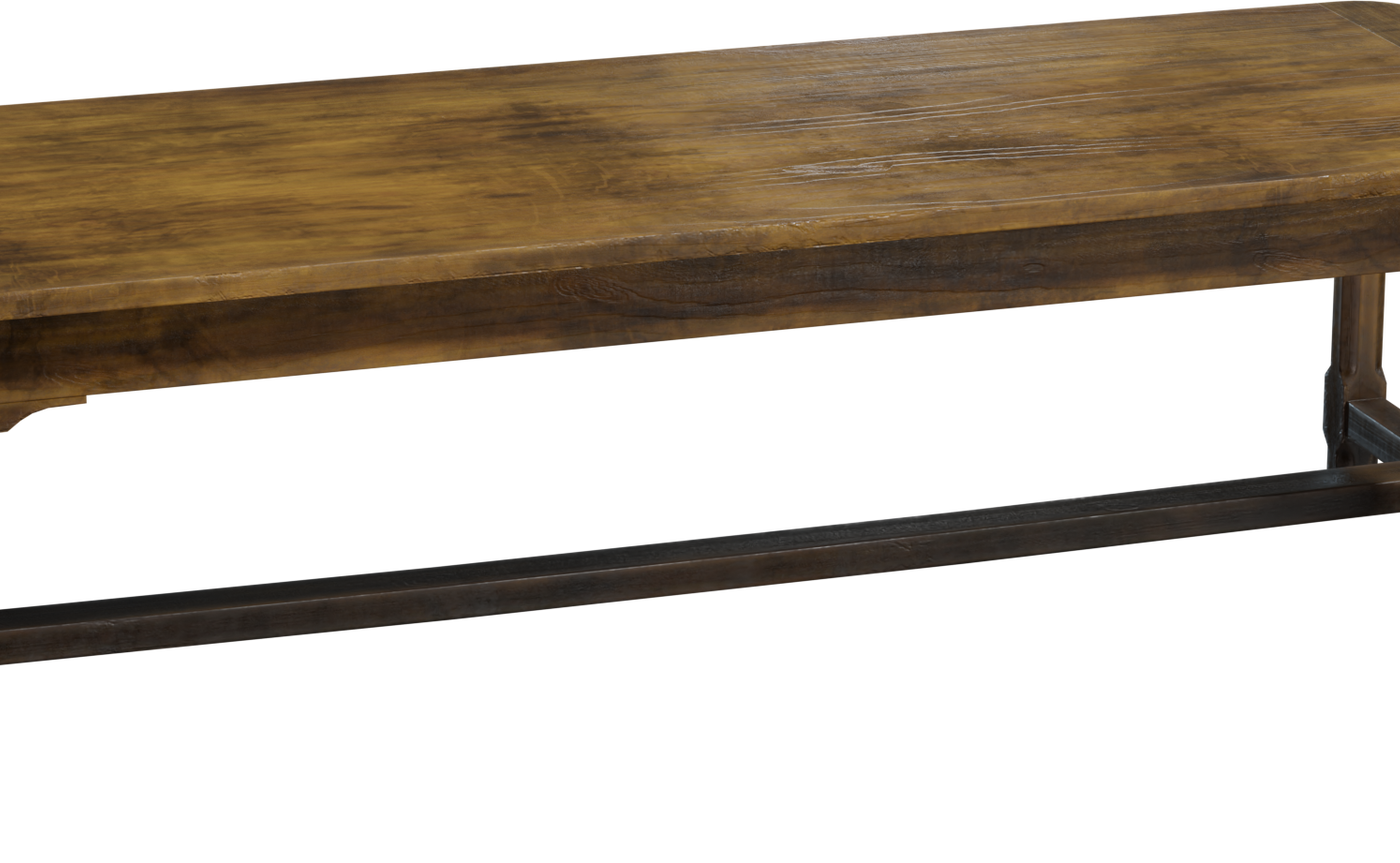 Wooden Table 01 3D model