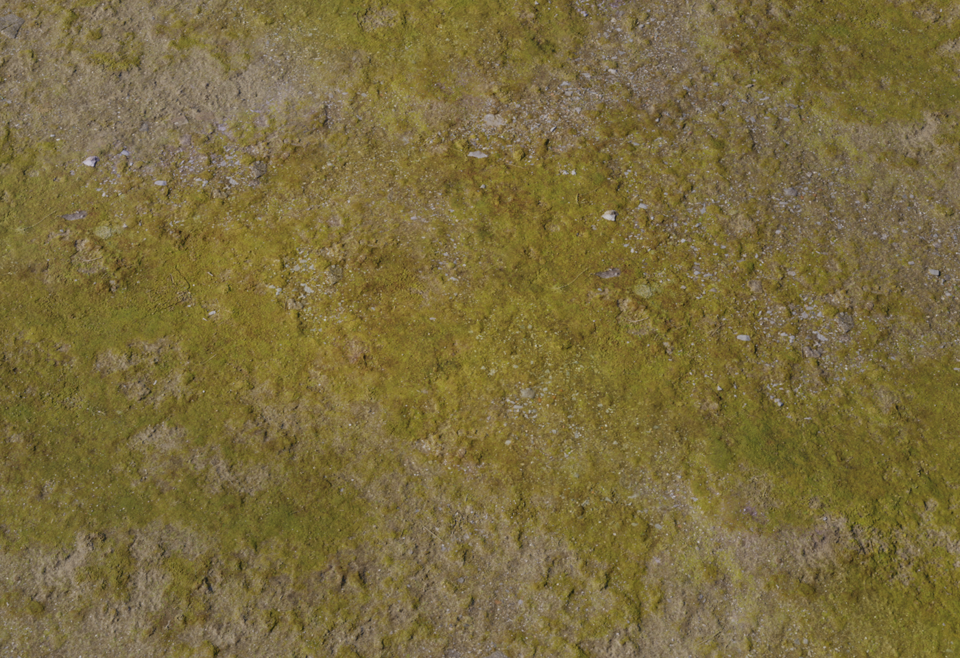 Aerial Grass Rock 3D model