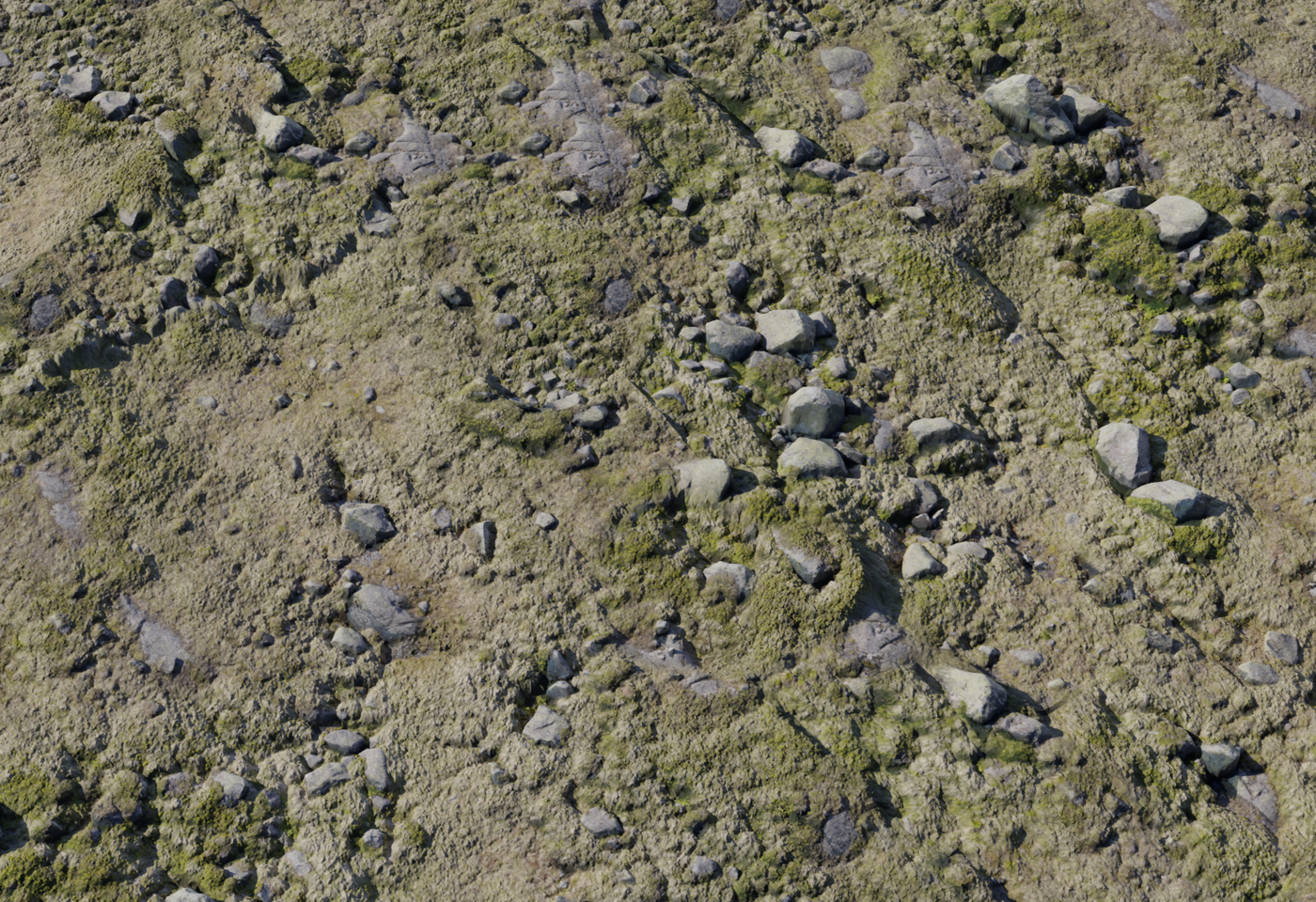 Aerial Rocks 01 3D model
