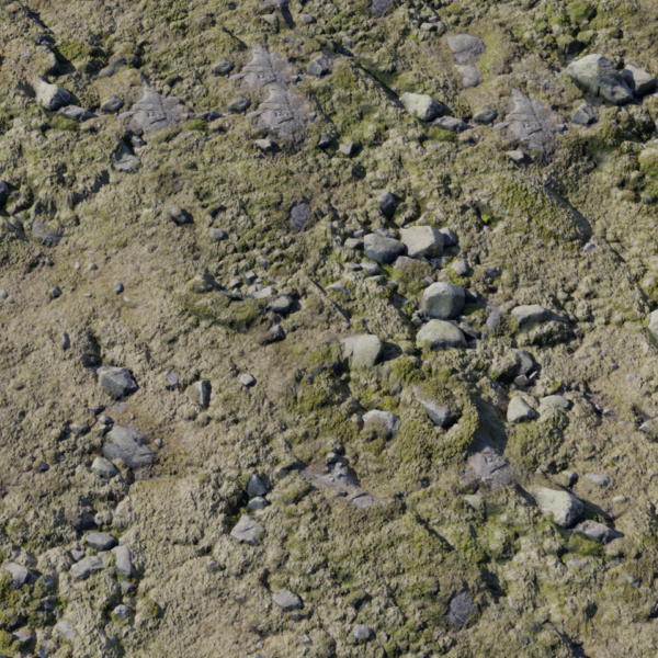 Aerial Rocks 01 3D model