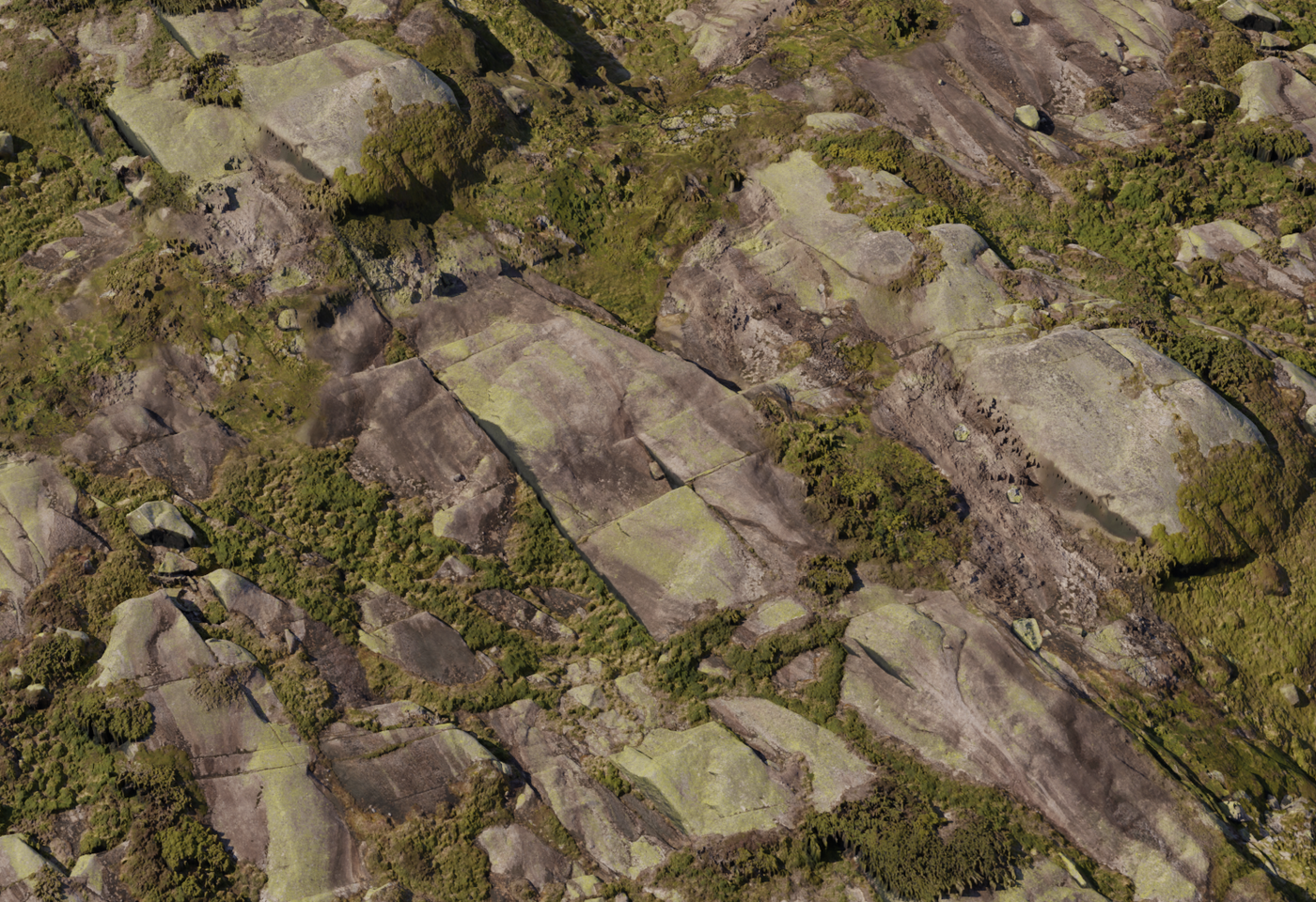 Aerial Rocks 02 3D model