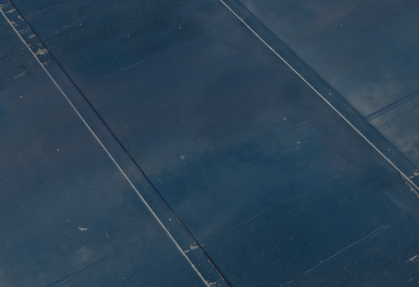 Blue Metal Plate 3D model