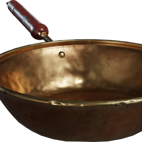Brass Pan 01 3D model