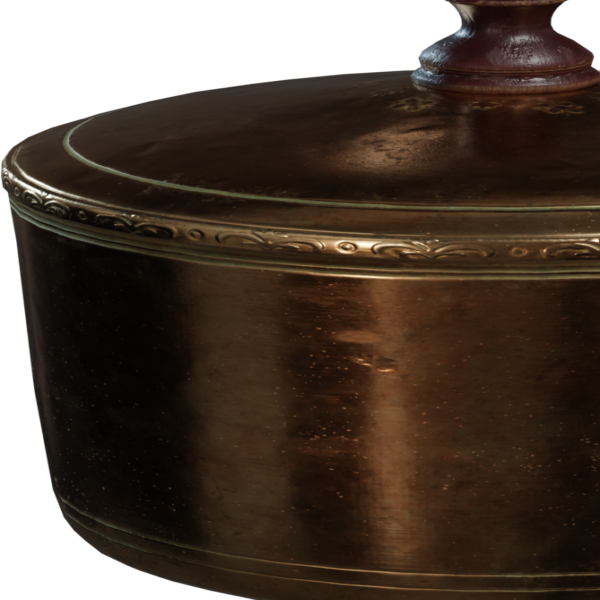 Brass Pot 01 3D model