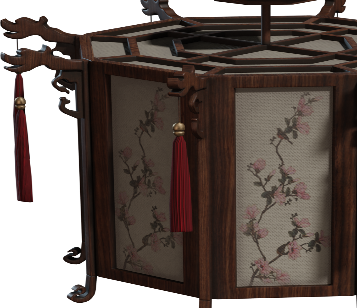Chinese Chandelier 3D model