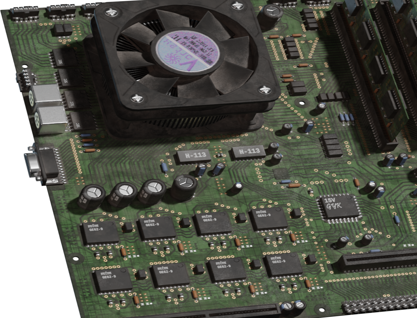 Circuit Board 3D model