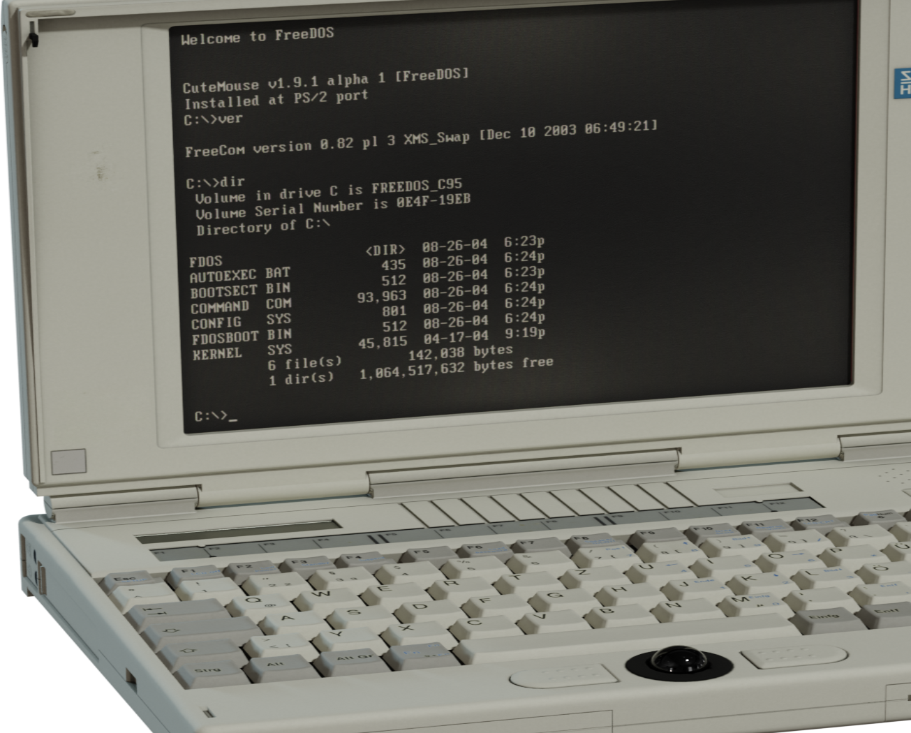 Classic Laptop 3D model