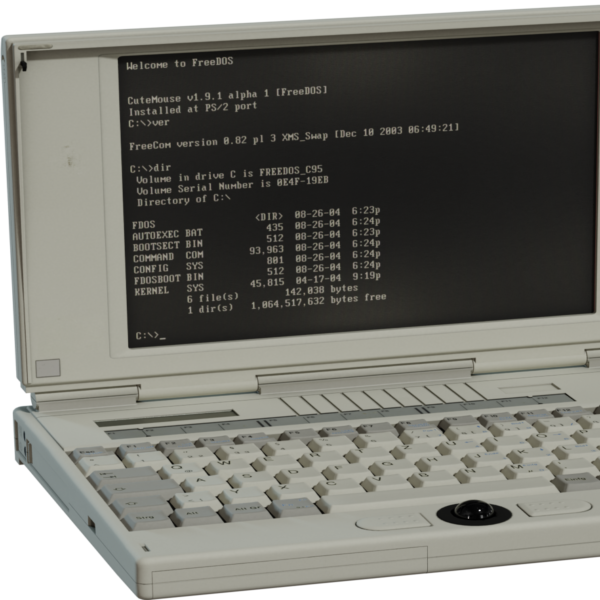 Classic Laptop 3D model