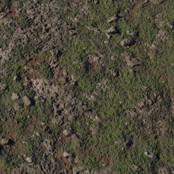 Coast Sand Rocks 02 3D model