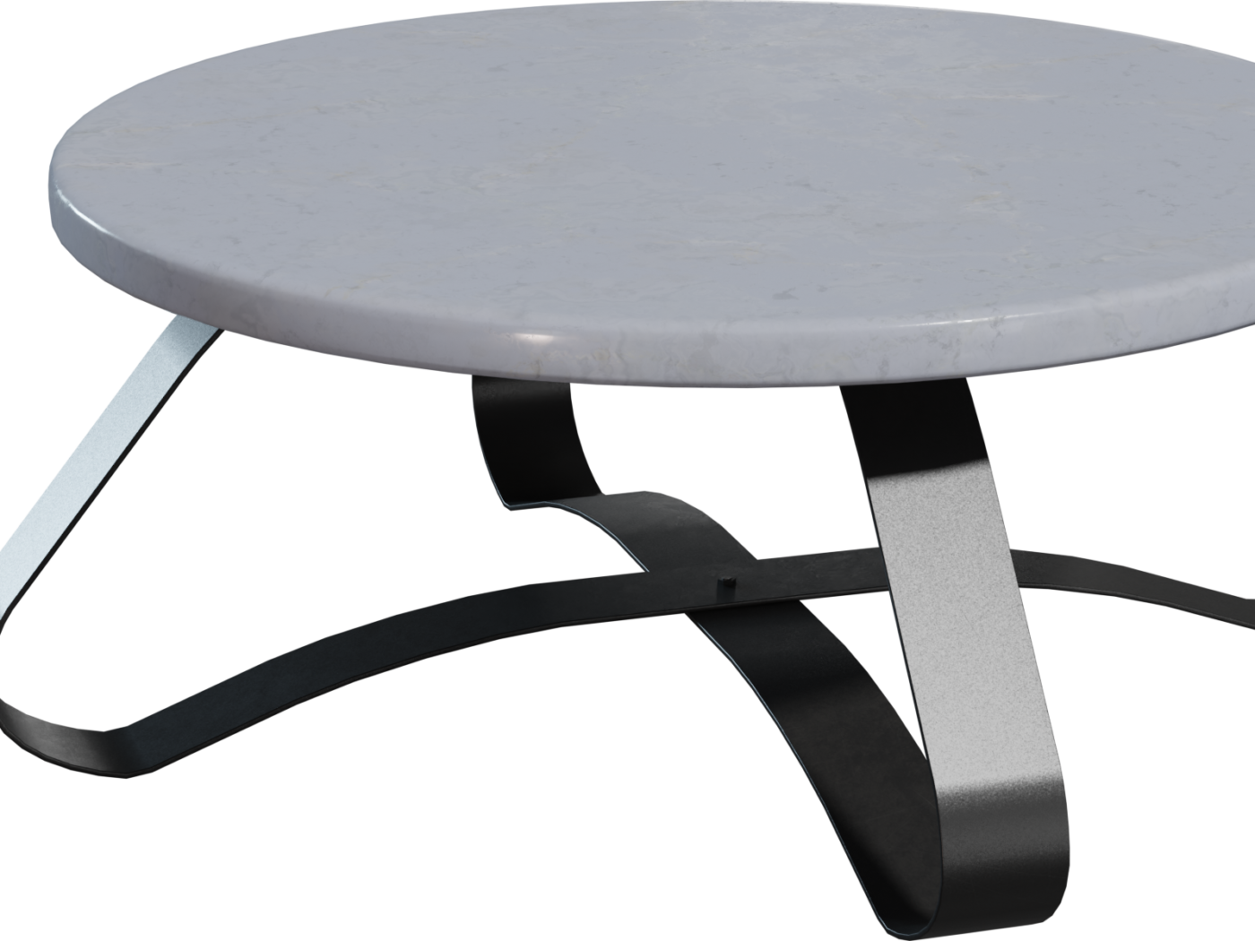 Coffee Table Round 01 3D model