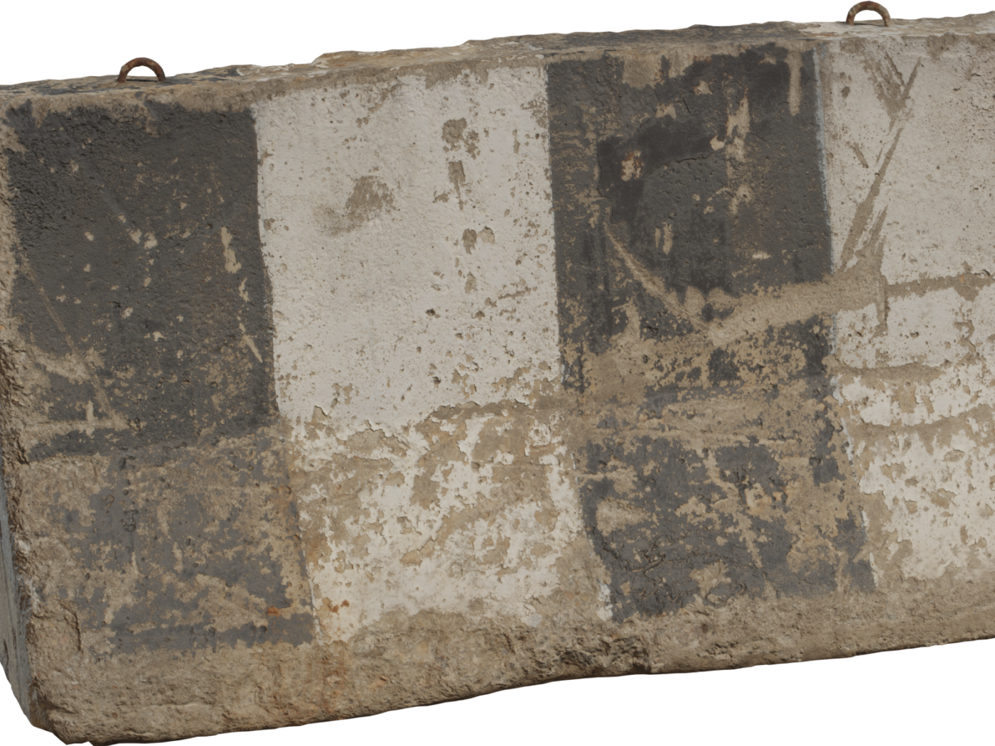 Concrete Road Barrier 3D model