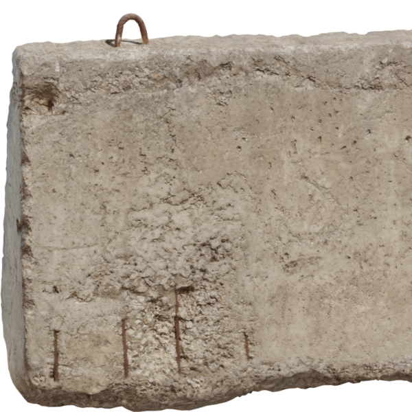 Concrete Road Barrier 02 3D model