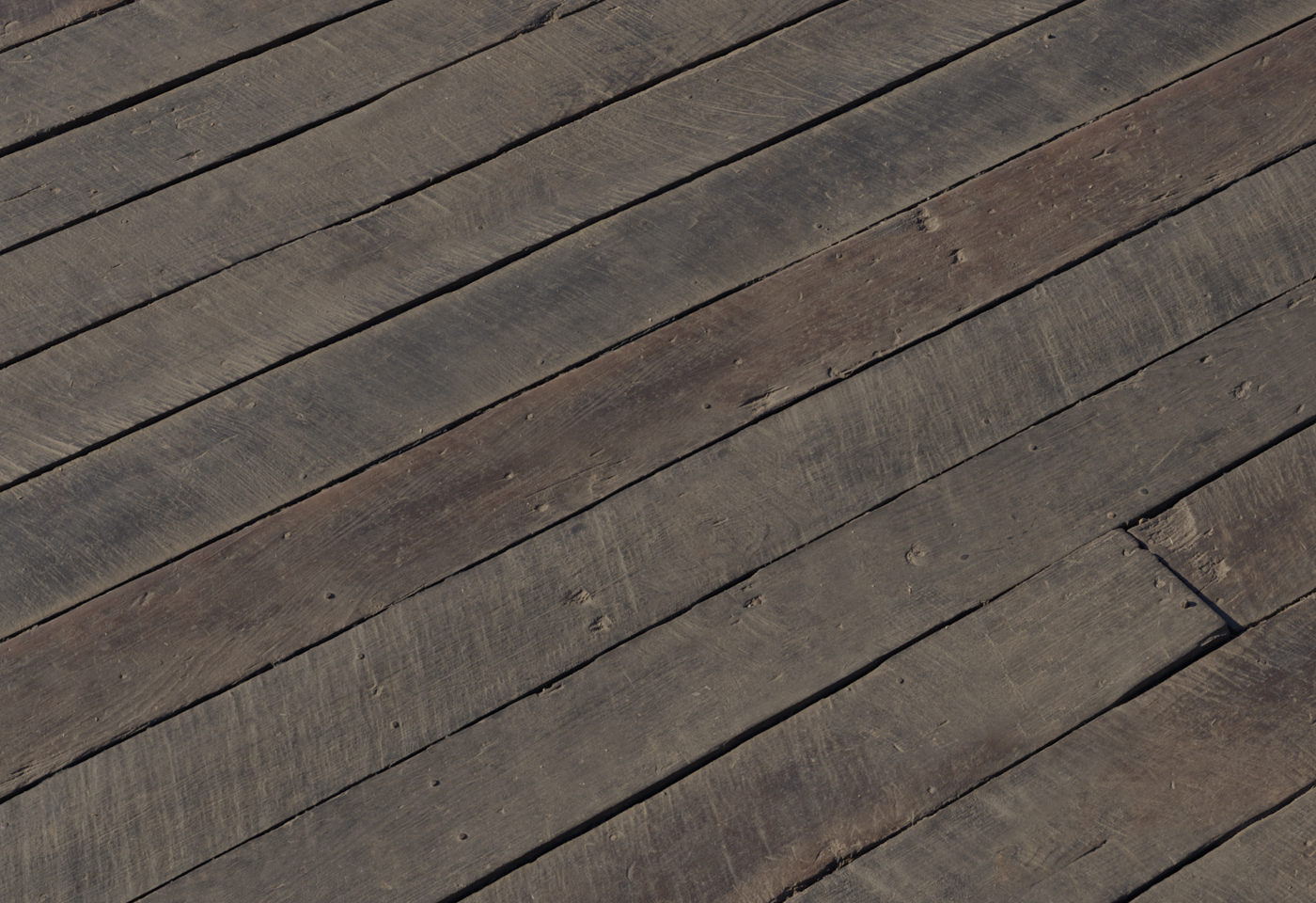 Dark Wooden Planks 3D model