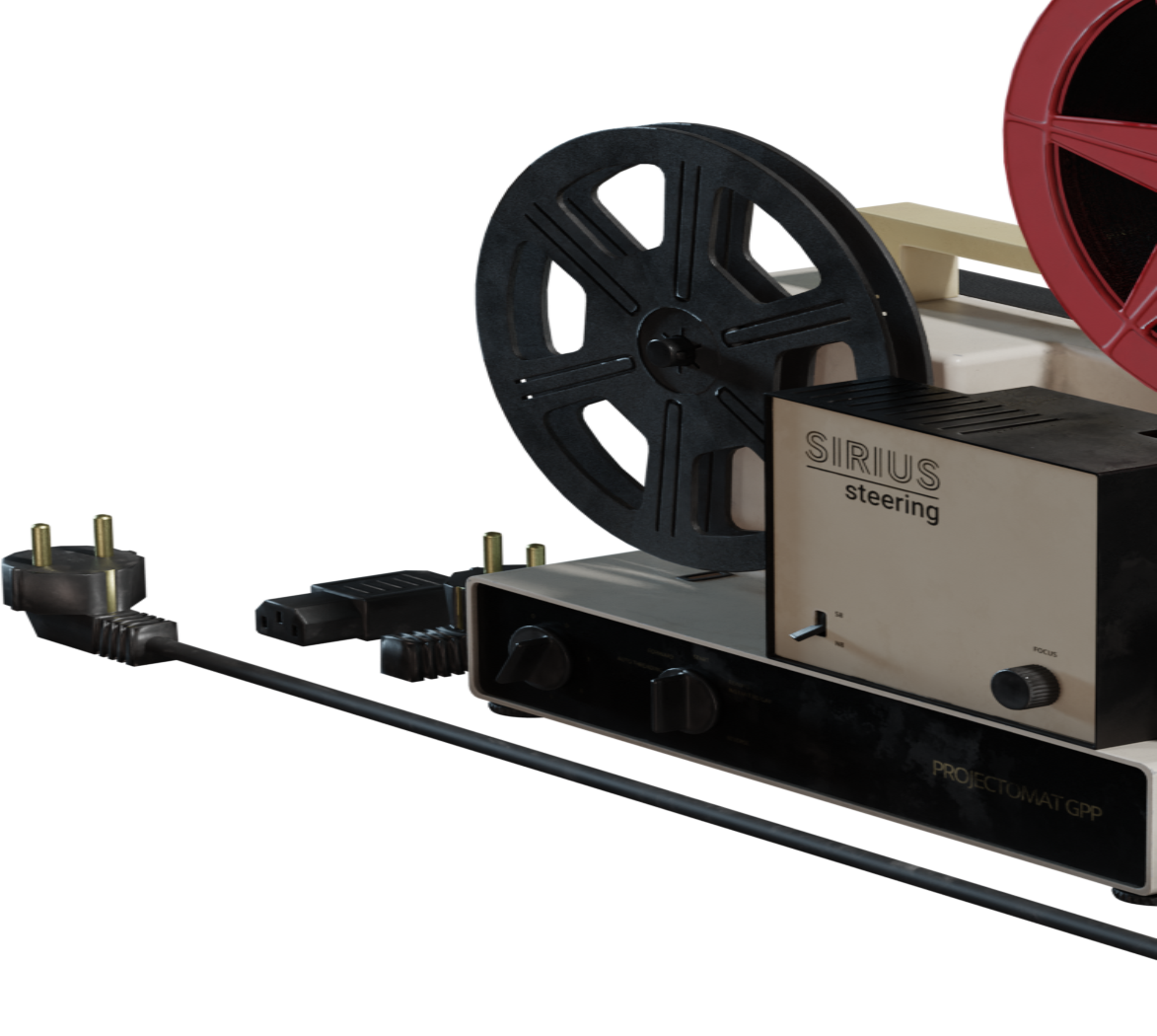 Filmstrip Projector 8mm 3D model