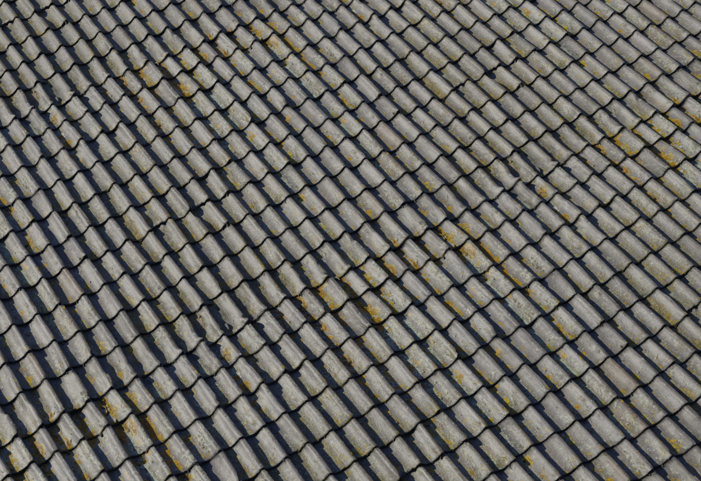 Grey Roof Tiles 3D model