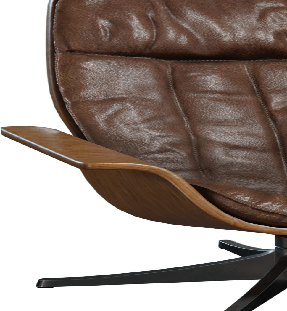 Mid Century Lounge Chair 3D model