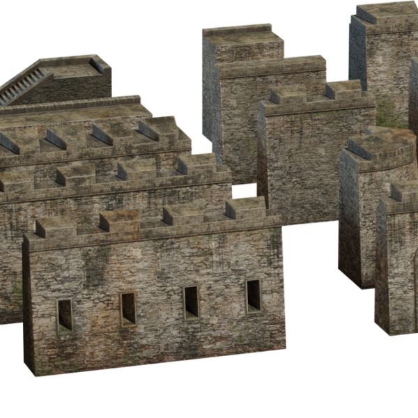 Modular Fort 01 3D model
