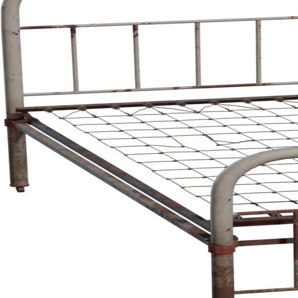 Old Bed Frame 3D model