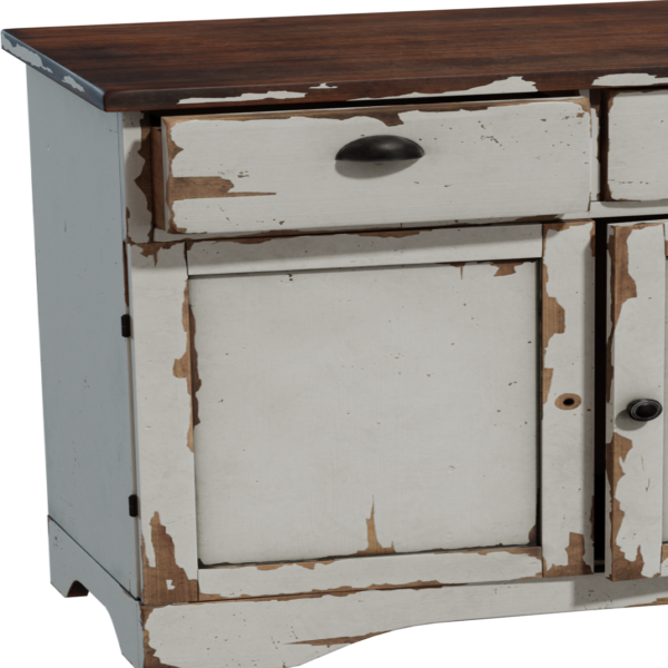 Painted Wooden Cabinet 3D model