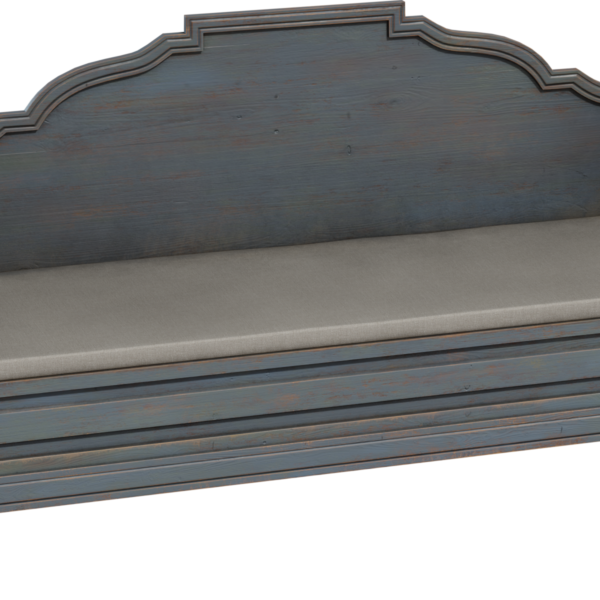 Painted Wooden Sofa 3D model