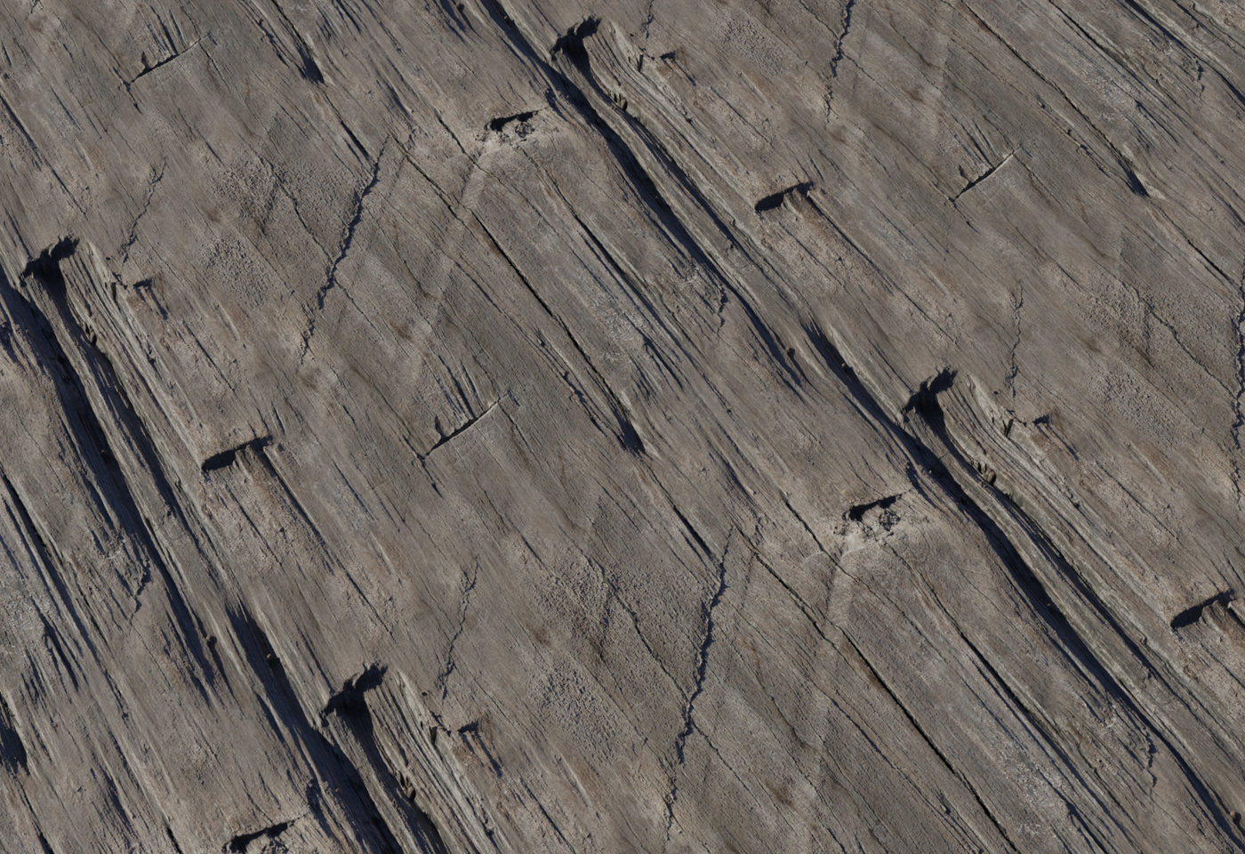 Rough Wood 3D model