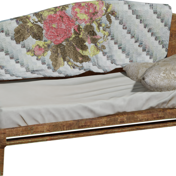 Vintage Day Bed 3D model