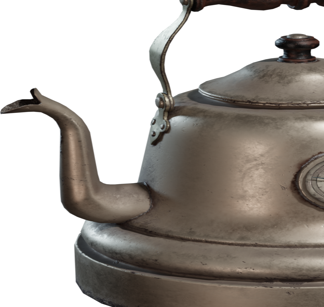 Vintage Electric Kettle 3D model