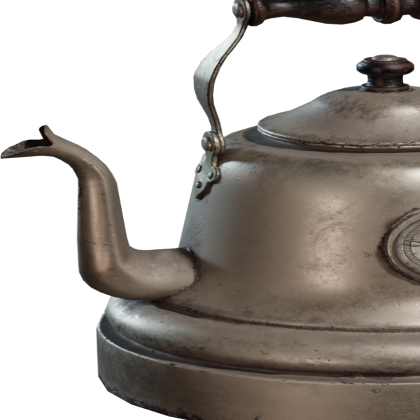 Vintage Electric Kettle 3D model
