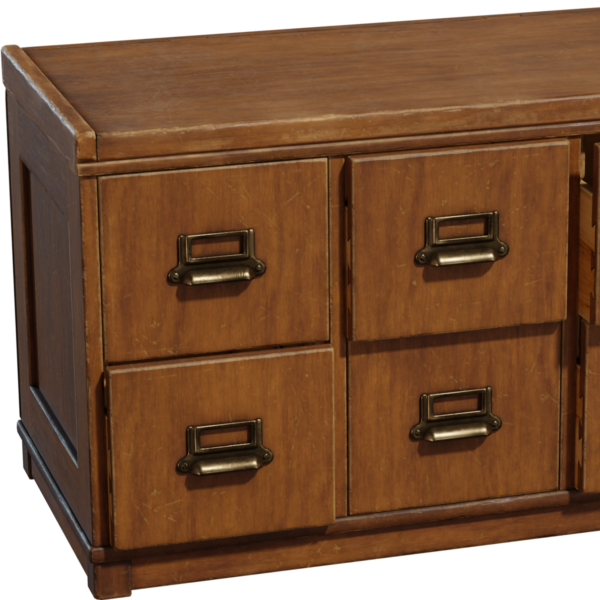Vintage Wooden Drawer 01 3D model