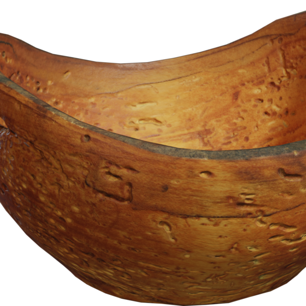 Wooden Bowl 02 3D model
