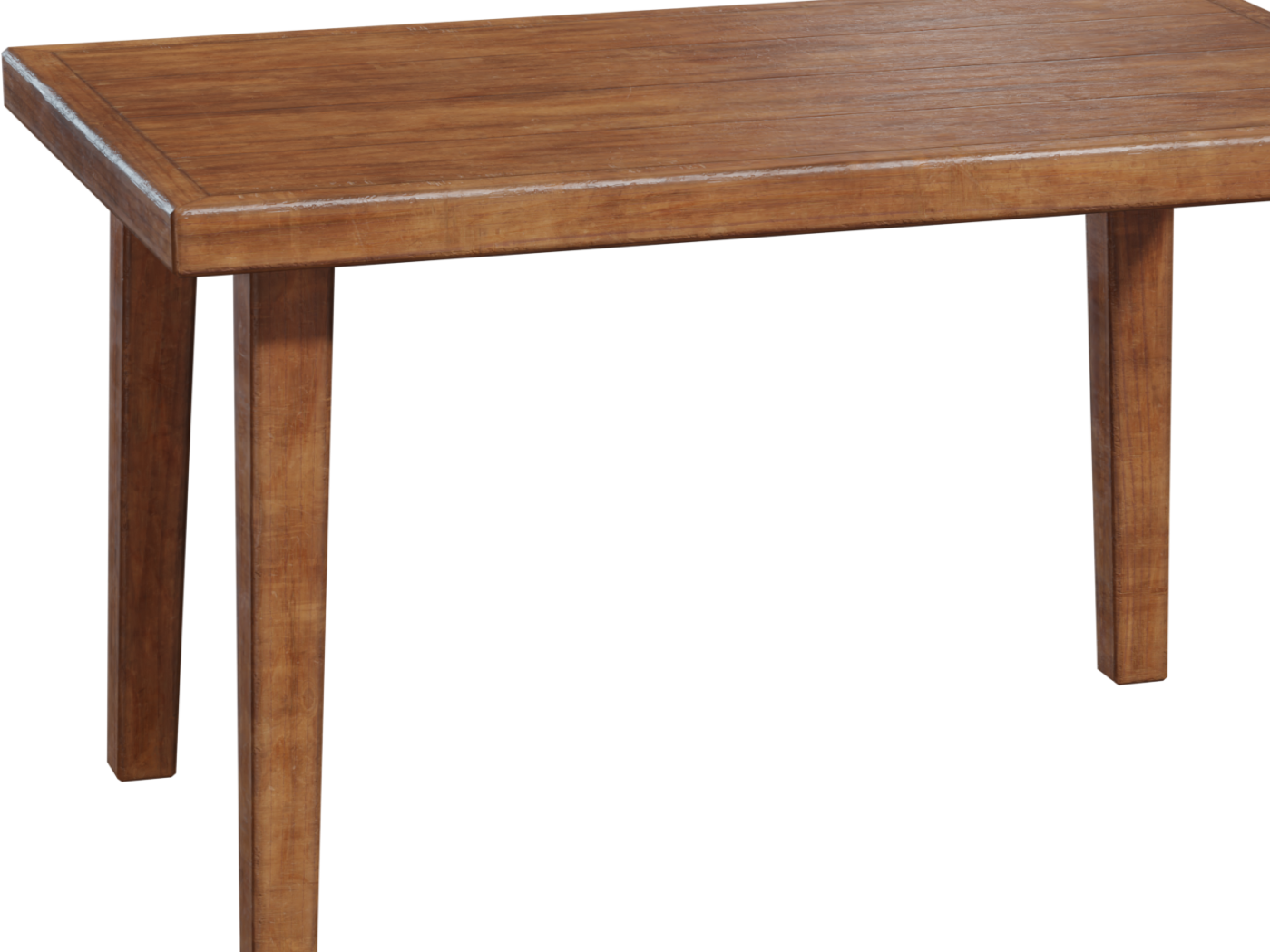 Wooden Table 02 3D model